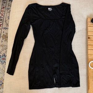 Black Long Sleeve Jumpsuit